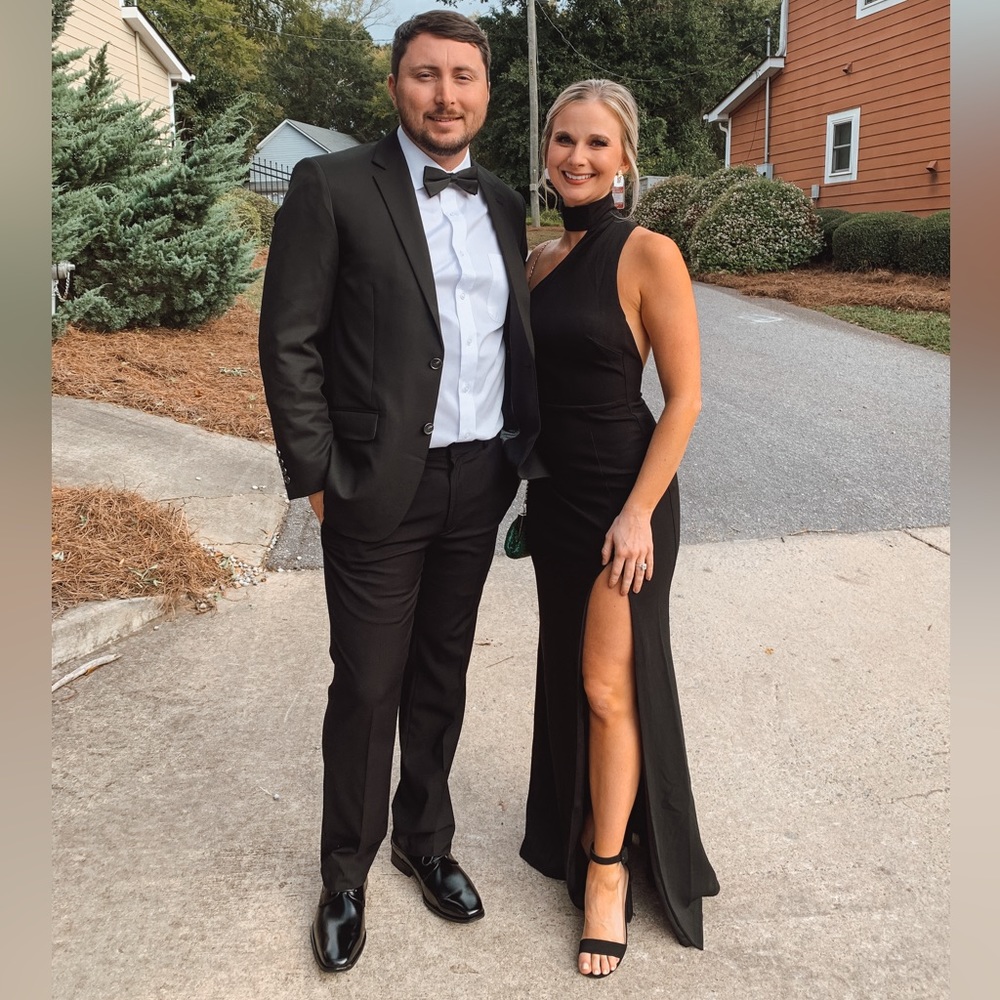 Lulus sexy gorgeous black dress XS